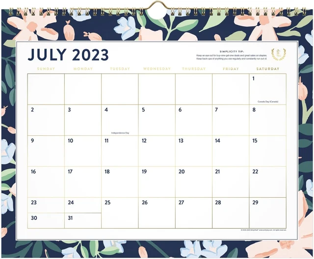 CALENDARIO ACADEMICO DE Pared 20232024 Simplificado Por Emily Ley