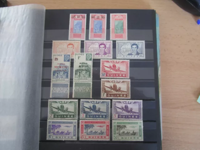 Guinée 16 timbres neufs**/*. TBE