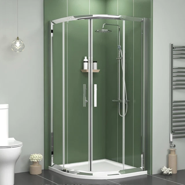700 X 700MM Quadrant Shower Enclosure Walk In Cubicle Corner Tempered