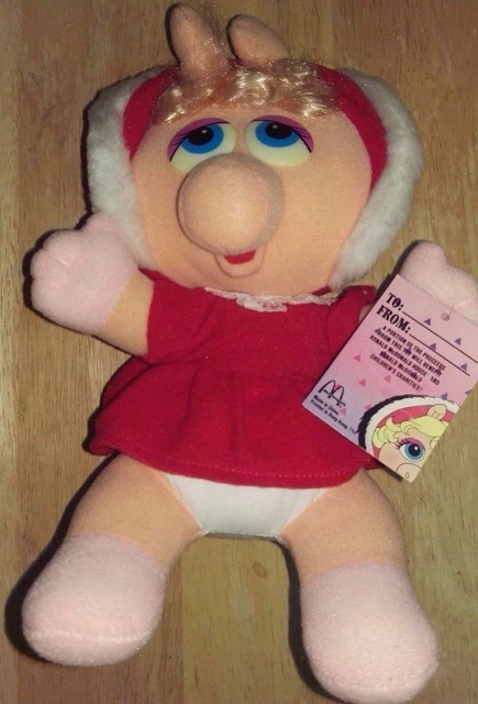 McDonald's Jim Henson's Baby Miss Piggy 1988 Plush Original Hang Tag Vintage