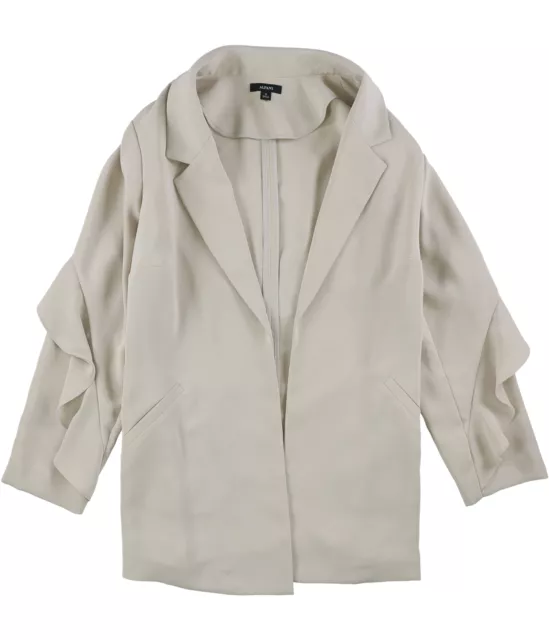 ALFANI WOMENS FLOUNCE Jacket, Beige, XX-Large $9.95 - PicClick