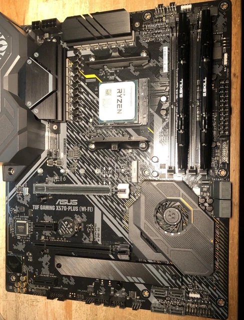 CPU+MOTHERBOARD+RAM COMBO: ASUS TUF GAMING X570-PLUS (WI-FI)+Ryzen 5 ...