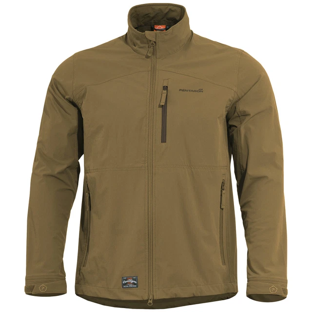 Pentagon Elite Light Softshell Jacket Breathable Mens Water-repellent DWR Coyote