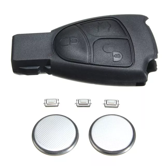 3 Button Remote Key Fob Case Repair Kit For Mercedes Benz E S C CLK CL ML CLS