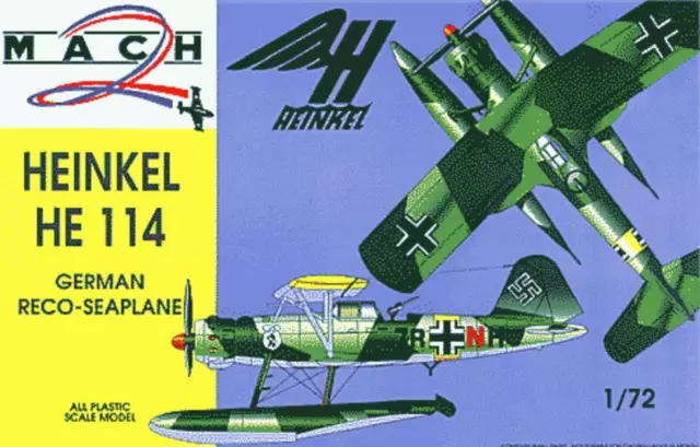 Mach 2 2172 1:72 Heinkel He-114 (floatplane/seaplane