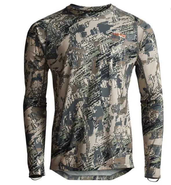 Sitka Gear Men’s CORE Lightweight Crew L/S -Optifade Open Country-Large-New $79
