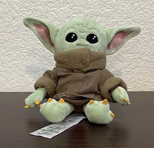 DISNEY THEME PARK Star Wars Grogu Rides Shoulder Plush Baby Yoda