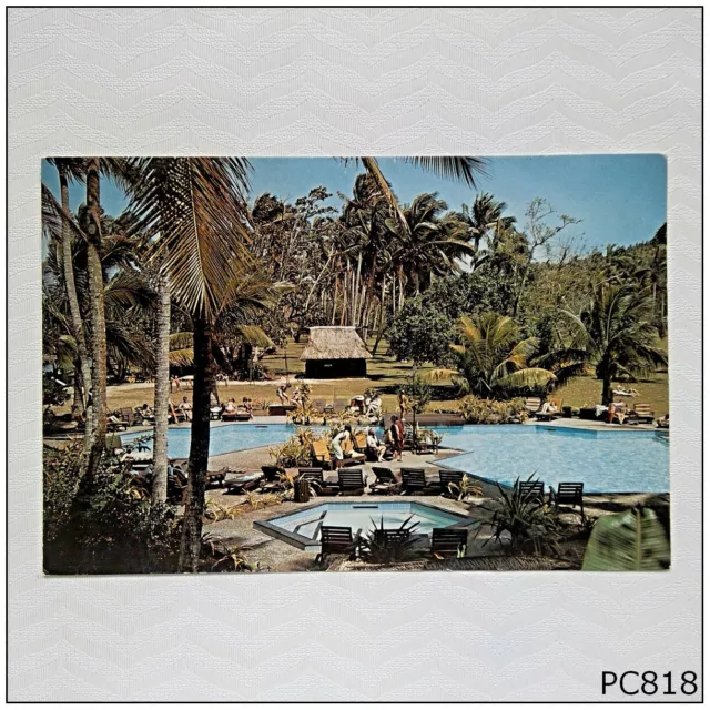 Naviti Beach Resort Fiji 1984 Postcard (P818)