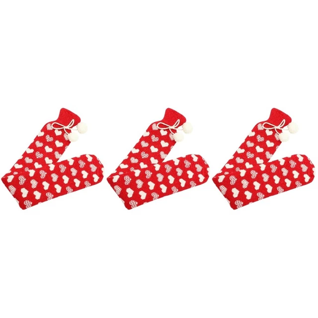 3 Sets Long Water Injection Bag Refillable Hand Warmer Foot Winter Bottles Hot