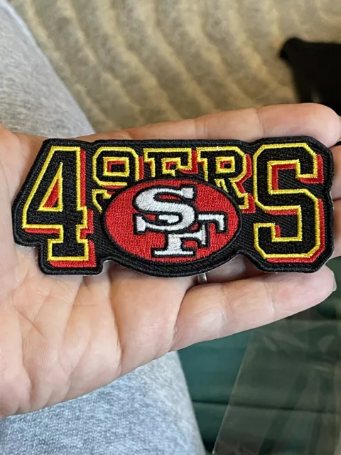 San Francisco 49ers NFL Logo Super Bowl NFL Football Embroidered Iron On  Patch