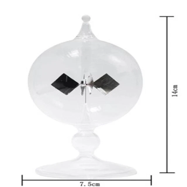 Solar Powerd Radiometer SOLAR POWER CROOKES radiometer light pressure windmill bolometer AY $24 ...