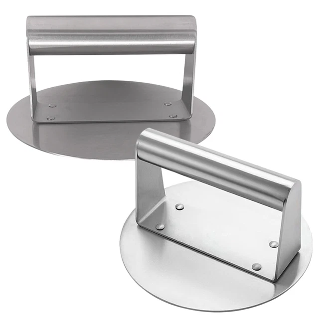 2 pz presse hamburger rotonde in acciaio inox hamburger utensili da pressatura home presse per pasticceria