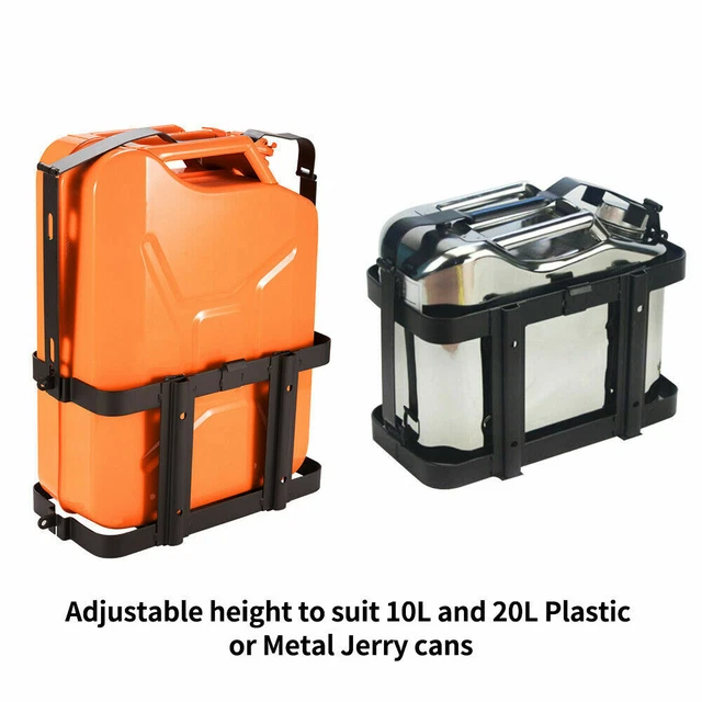 JERRY CAN HOLDER Mount Gas Rack Fuel Rack Gasoline Military Metal 5