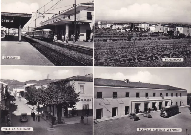 cartolina terontola ( arezzo ) vedutine - prototipo di cartolina