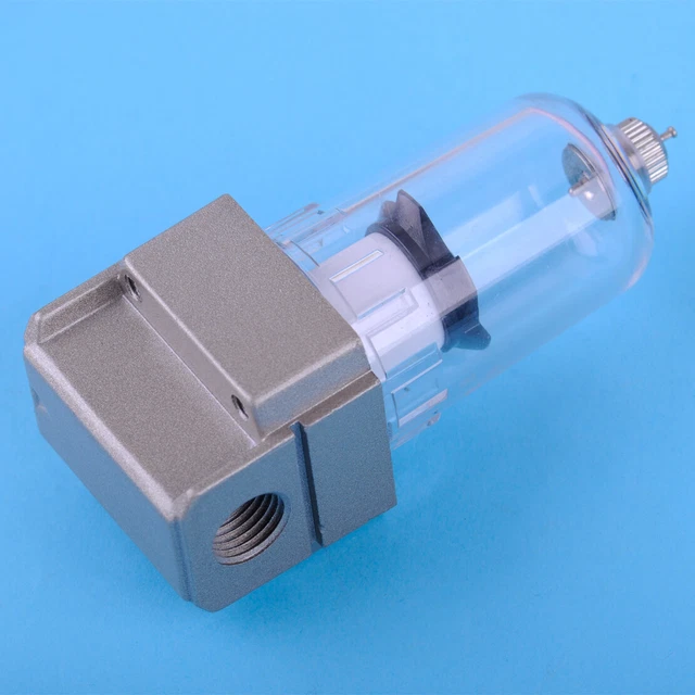 PC AF200002 1/4" 750L/Min Moisture Trap Air Filter Compressor Water Separator Pd