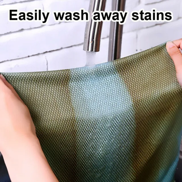 5 PCS NanoScale Streak-Free Miracle Cleaning Cloths Kitchen Rag Reusable Tool 7