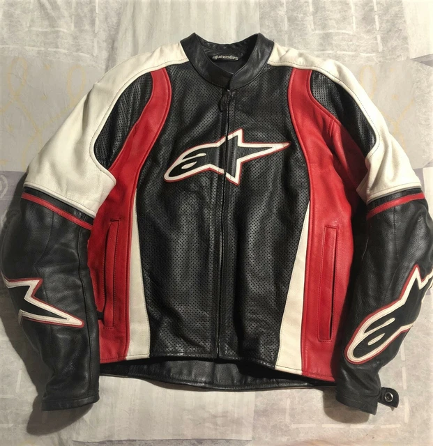 GIACCA GIUBBOTTO MOTO pelle Alpinestars uomo 4 stagioni EUR 180,00 -  PicClick IT