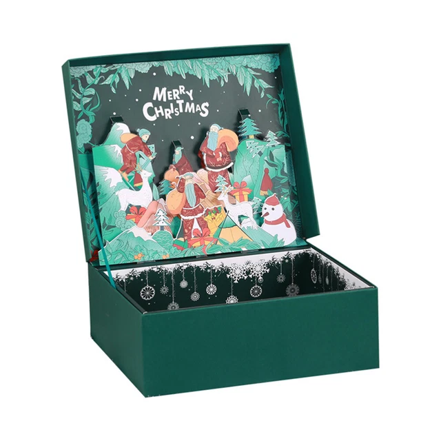 Boîte D'emballage Cadeau Coffret Cadeau De Noël Cadeaux De Noël Chaussette