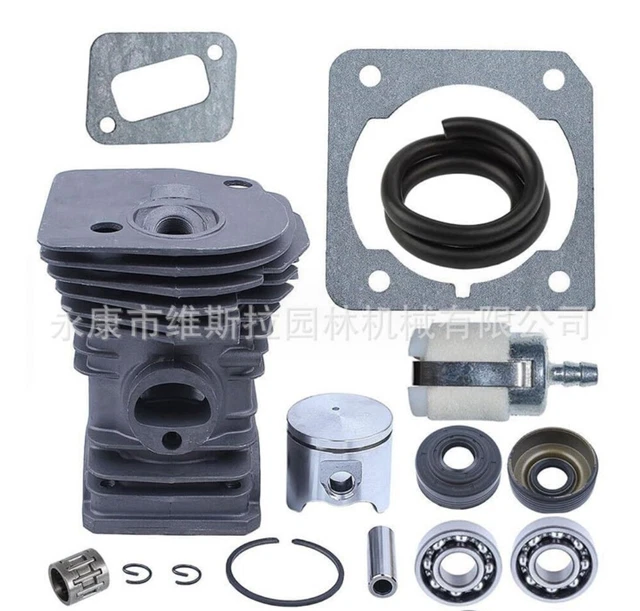 Kit De Repuestos Para Motosierra Husqvarna 340 345 346 XP 350 351 353 - Incluye Filtros, Bujía, Tuercas Y Bombilla De Cebado