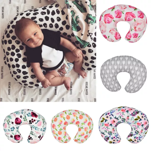 U-Shape Nursing 0-12M Newborn Infant Baby Breastfeeding Pillow Cover Slipcover~