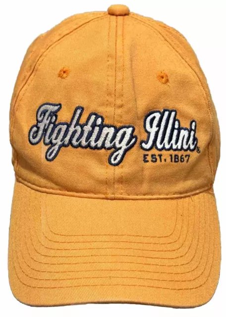 Illinois Fighting Illini 1867 NCAA Big Ten Basketball Orange Baseball Hat