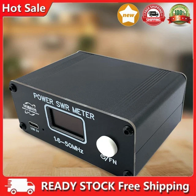 MINI POWER SWR Meter HF Digital Display Short Wave Standing Wave Meter ...