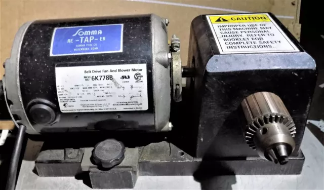 SOMMA Retaping Machine W/ DAYTON 6K778B Motor + JACOBS 33BA Chuck 1/2" Capacity