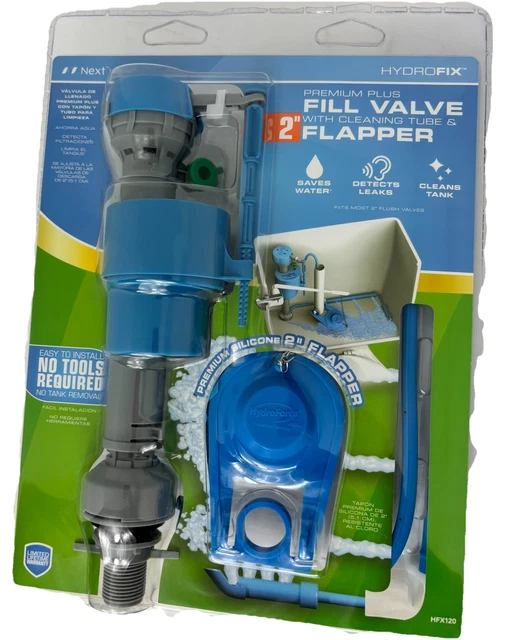 Tube Flapper DANCO HYDROFIX HFX120 Anti-Siphon Toilet Tank Fill Valve Cleaning Tube ...