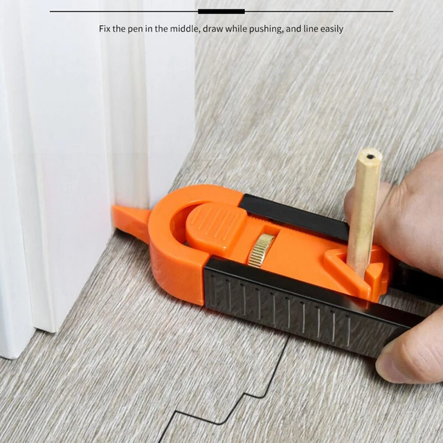 Multifunktionaler Konturenlehre 6 Zoll - Metallschablone Für Rohre & Fliesen