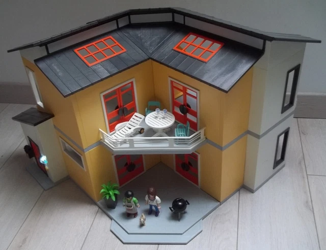 Accessoires PLAYMOBIL - 1 Enfant + Accessoires Salle De Bain Maison Moderne, Pièces Neuves