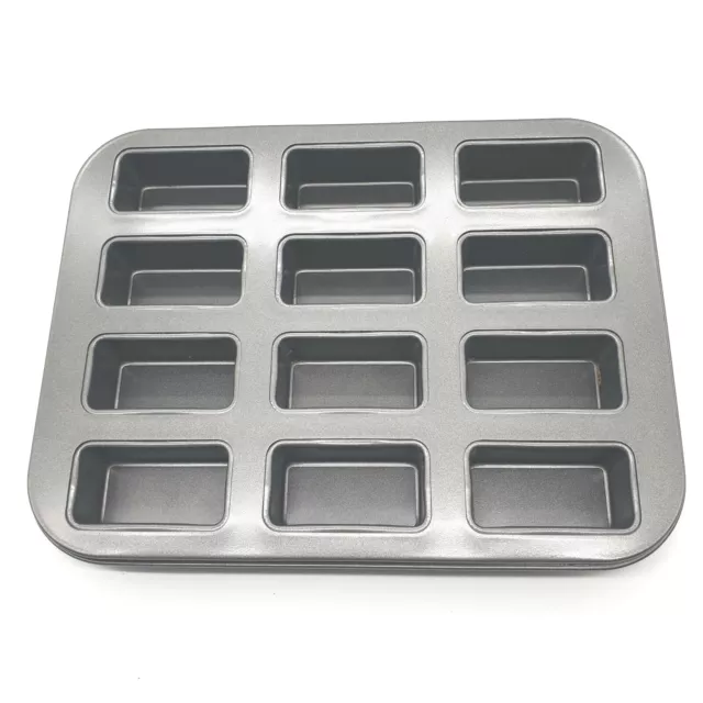 Lakeland 12 Hole Loose Based Mini Loaf Tin