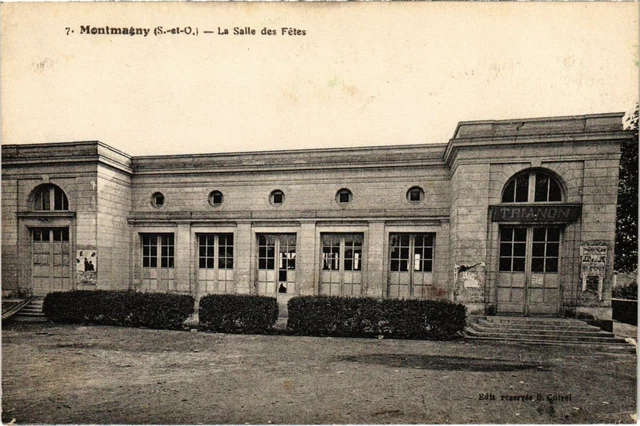 CPA MONTMAGNY - La Salle des Fetes (107092)