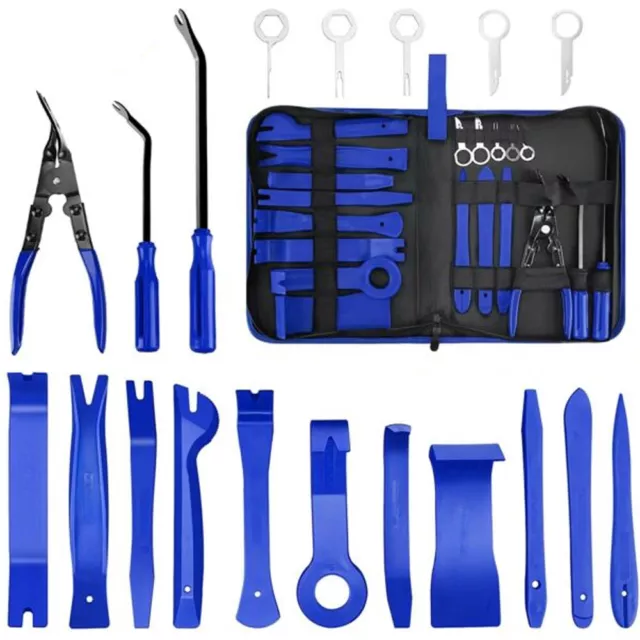 19 pièces - Kit d'outils de démontage de garnitures automobiles