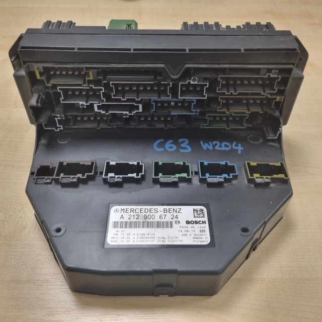 MERCEDES C CLASS W204 Front Fuse Box Sam Unit A2129006724 £100.00