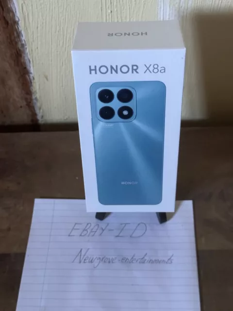 Honor X8a Mobile Phone 128GB/6GB Ram Cyan Lake Dual Sim Unlocked New Sealed