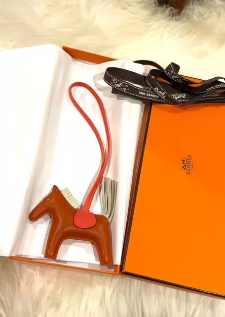 Hermes Rodeo charm PM Rose purple/ Carnelian Agneau