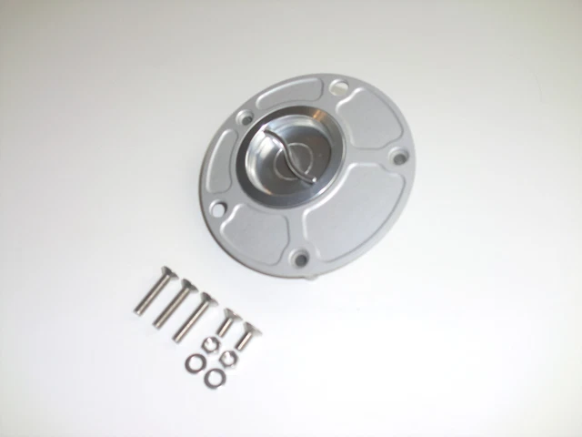 Tappo serbatoio / scangiamento rapido/CNC/argento / MV Brutale 1078 /910/750/F4