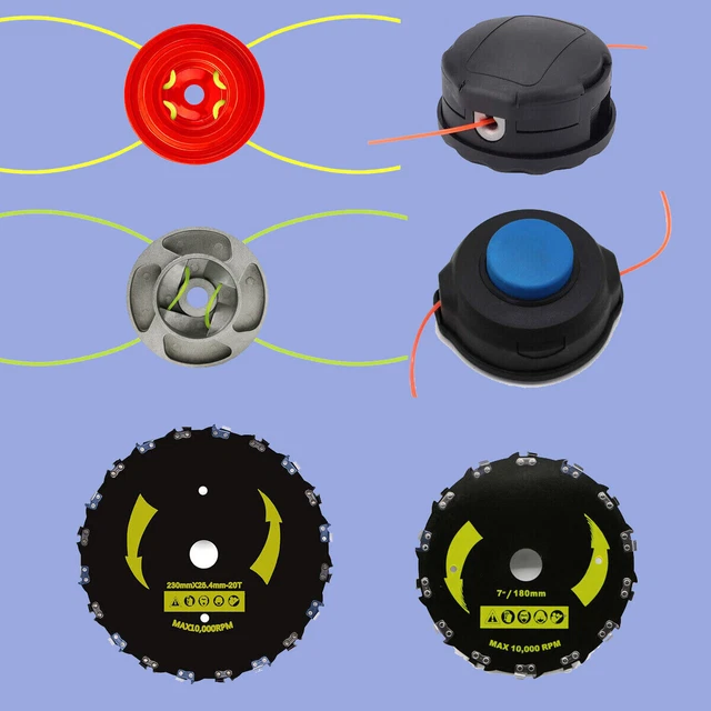 6 TYPES TRIMMER Head Weed Eater Brush Cutter Fit Echo SRM 225 Husqvarna