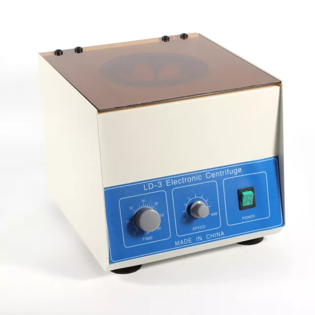 6*50ml LD-3 Electric Benchtop Centrifuge Lab Medical Practice Machine 4000rpm US