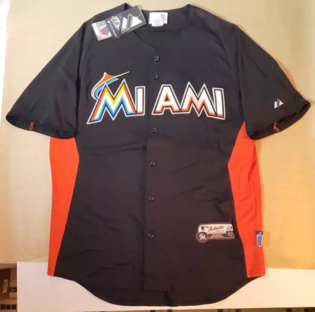 New w Tags ~Majestic~ Miami Marlins Baseball Jersey ~Jose Reyes~ Signed MLB Holo