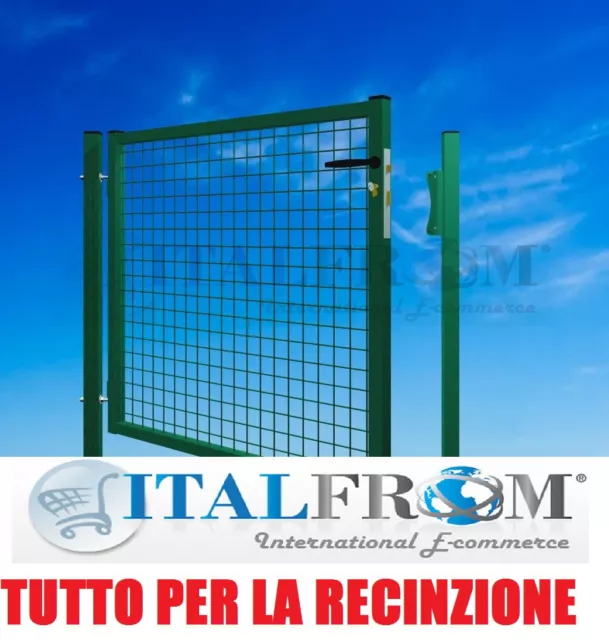 Cancello Pedonale in Ferro per Recinzione Giardino Cancelletto Modulare mt1X1,5H