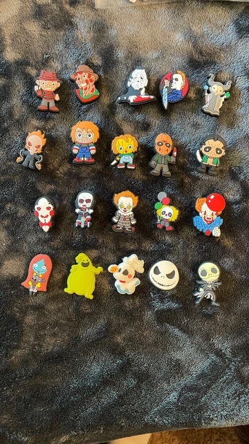 20x Scary Halloween Jibbitz for crocs show charms New (Movie Themed).