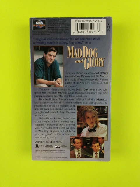 MAD DOG AND Glory (VHS, 1993, Standard)-031 $7.76 - PicClick CA