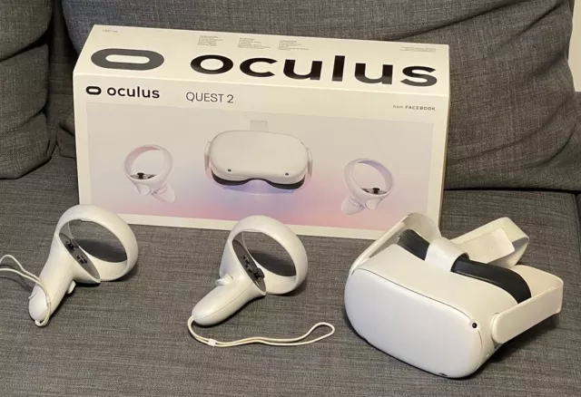 Meta Oculus Quest 2 64GB Eigenständiges VR-Headset - Weiß - kaum gebraucht