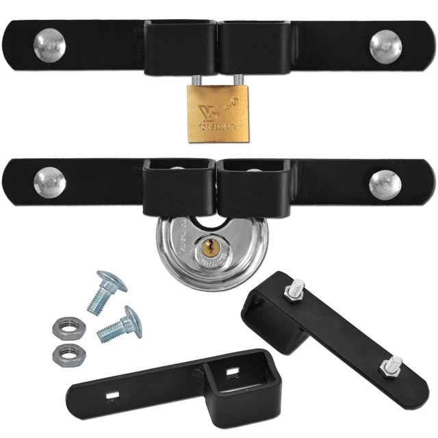 High Security Shed Van Door Gate Lock Bracket Hasp including Fixing