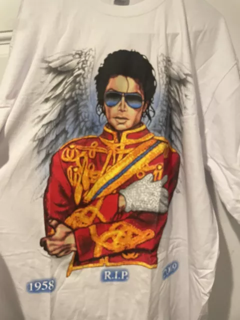 Michael Jackson New Rizon Size 3xL Shirt Tribute 1958-2009