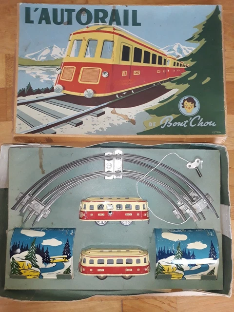 Ancien Autorail électrique Joustra - Fabrication Française - Jouet Vintage