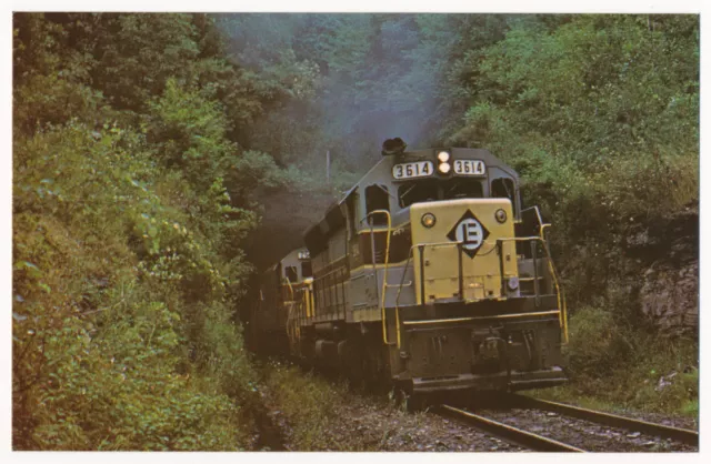 Erie Lackawanna Railway #3614 Electro-motive Locomotive at Tunnel, New York