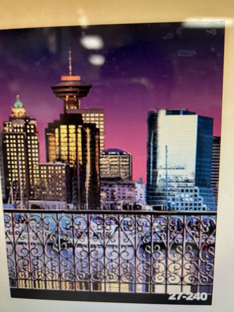 10'x20' Muslin 100% Airbrush Painted Photo Backdrop City scene Background 27-240