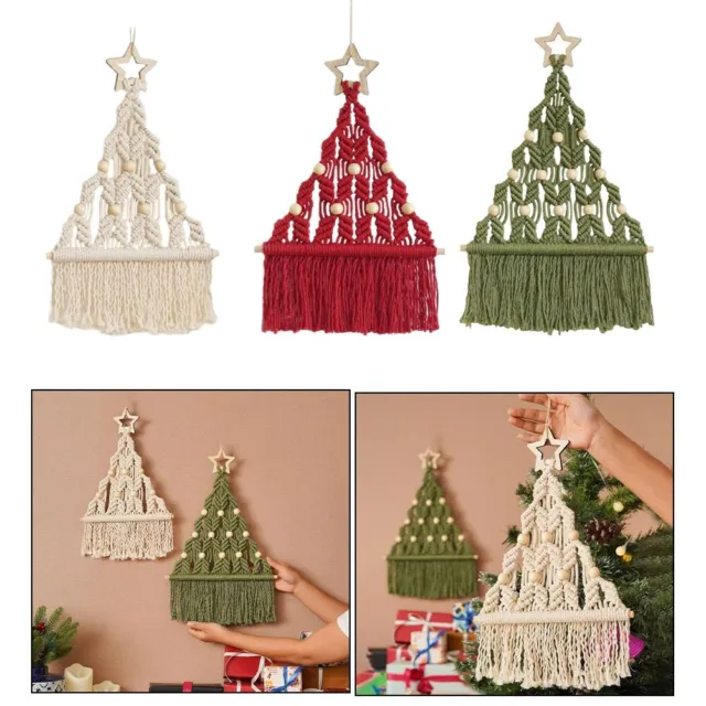 Kit de bricolage polyvalent arbre de Noël matériau tissé pour décoration mur